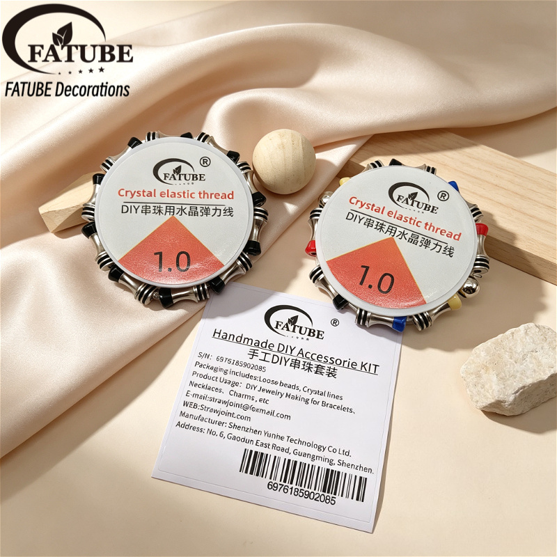 Resin Jewelry Kit - FATUBE Metal Resin Spacer Beads DIY
