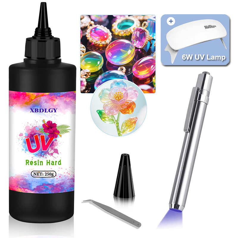 Resin Craft Material - 200g/250g/500g UV Resin Hard Glue for