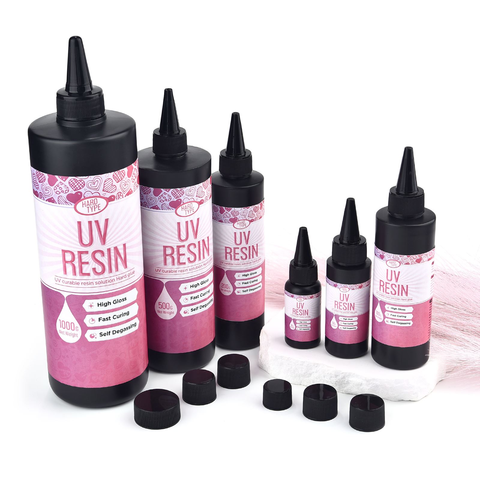 20-1000g High Transparent Quic - Epoxy Uv Resin Kit ulasan dan harga
