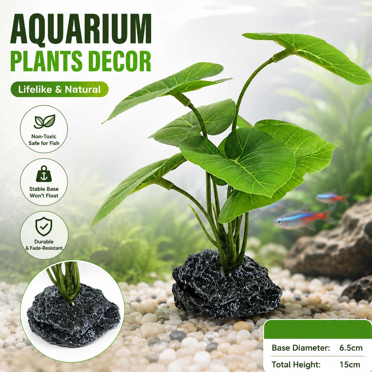 1pc Aquarium Simulation Plant  - Terrarium Moss Art ulasan dan harga