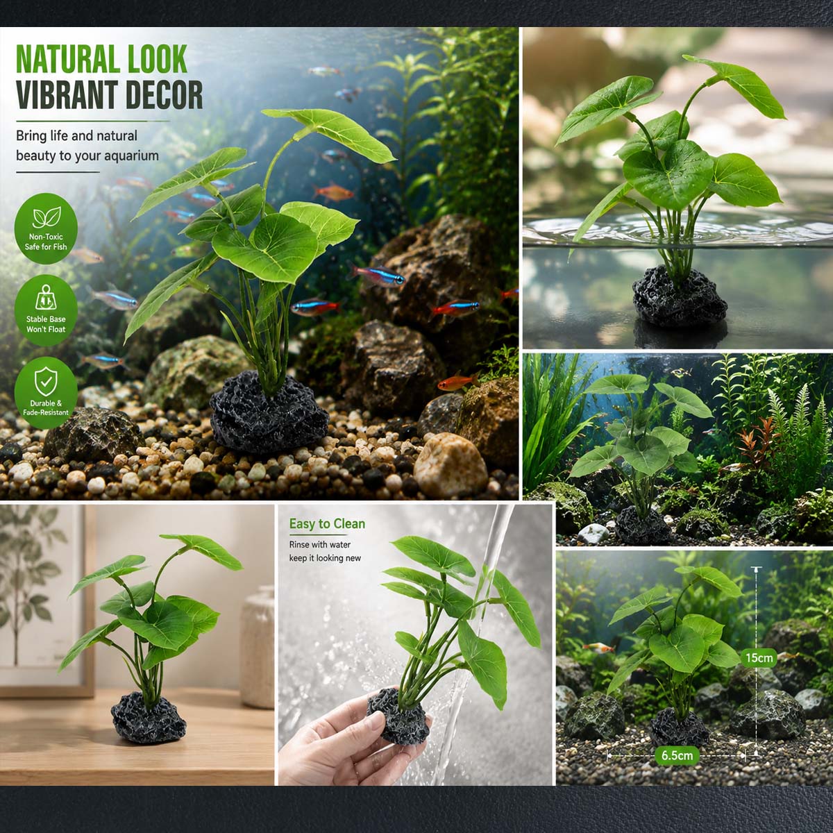 1pc Aquarium Simulation Plant  - Terrarium Moss Art ulasan dan harga