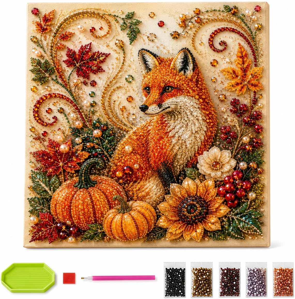 Autumn Diamond Pearl Painting  - Resin Craft Kit ulasan dan harga