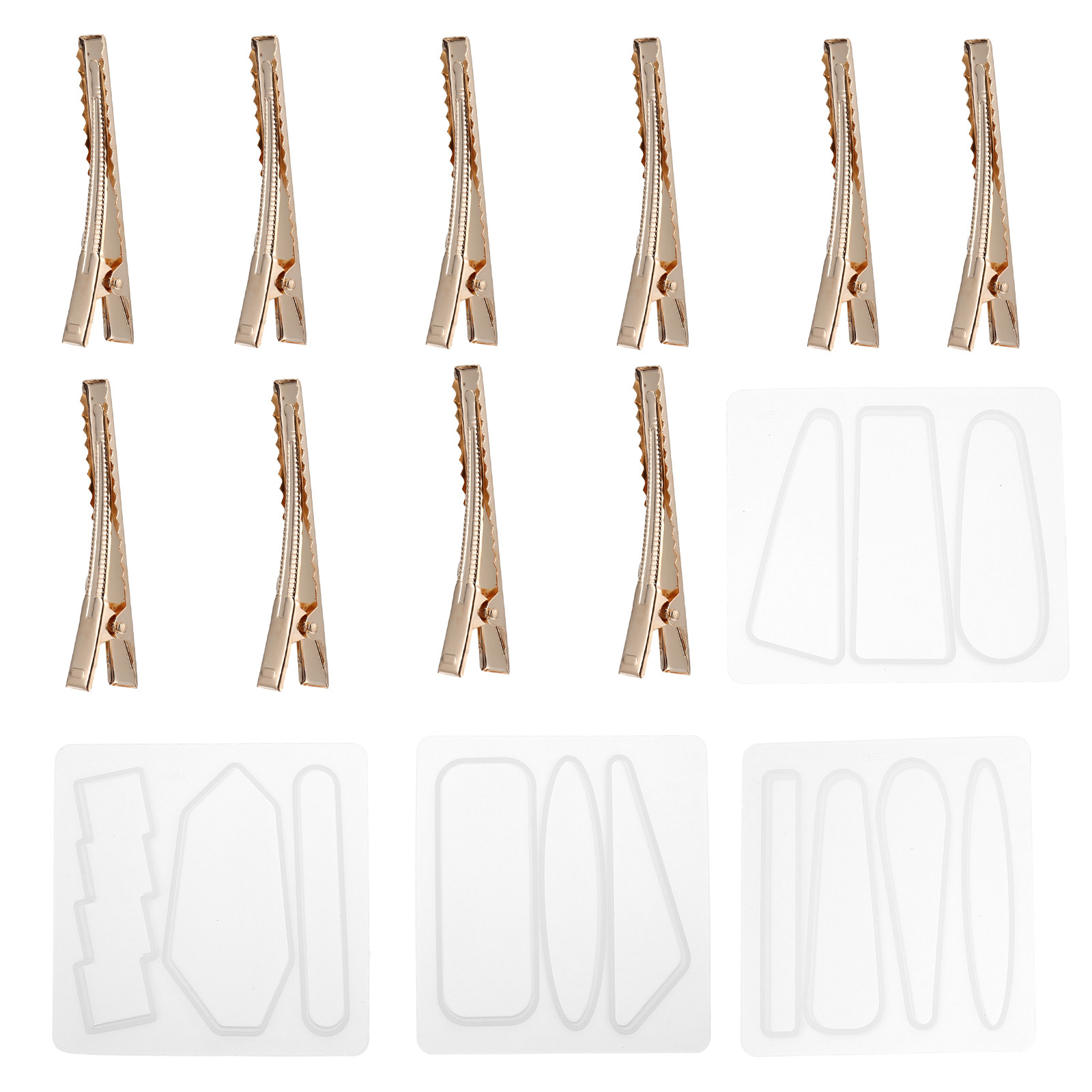14Pcs Hairpin Silicone Mold Re - Resin Crafts Diy ulasan dan harga