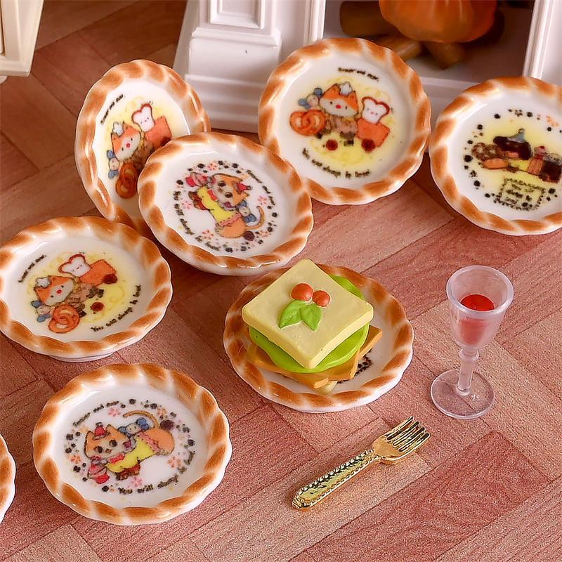 10Pcs/set Dollhouse Miniature  - Resin Craft Kit ulasan dan harga
