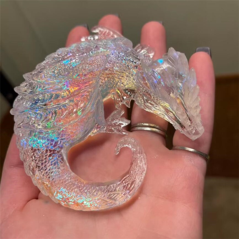 3 Styles Mirror Sleepy Dragon  - Resin Craft Material ulasan dan harga