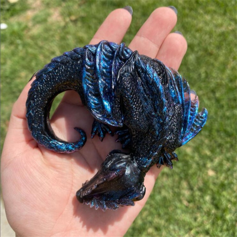 3 Styles Mirror Sleepy Dragon  - Resin Craft Material ulasan dan harga