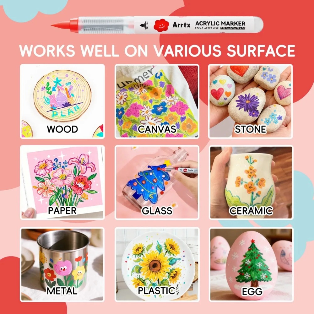 Arrtx 36/60 Colors Cartoon Acr - Copic Marker Classic ulasan dan harga