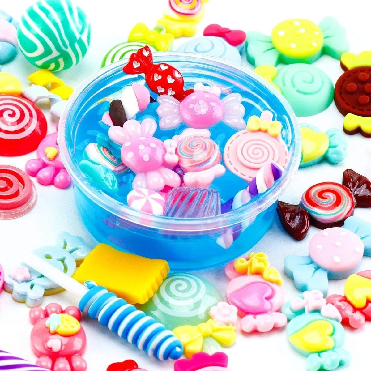 30pcs Random Candy Slime Charm - Resin Craft Kit ulasan dan harga