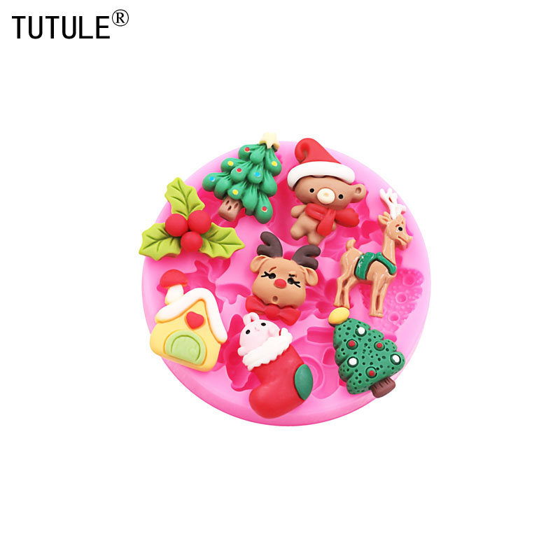 Christmas Series Silicone Mold - Resin Craft Material ulasan dan harga
