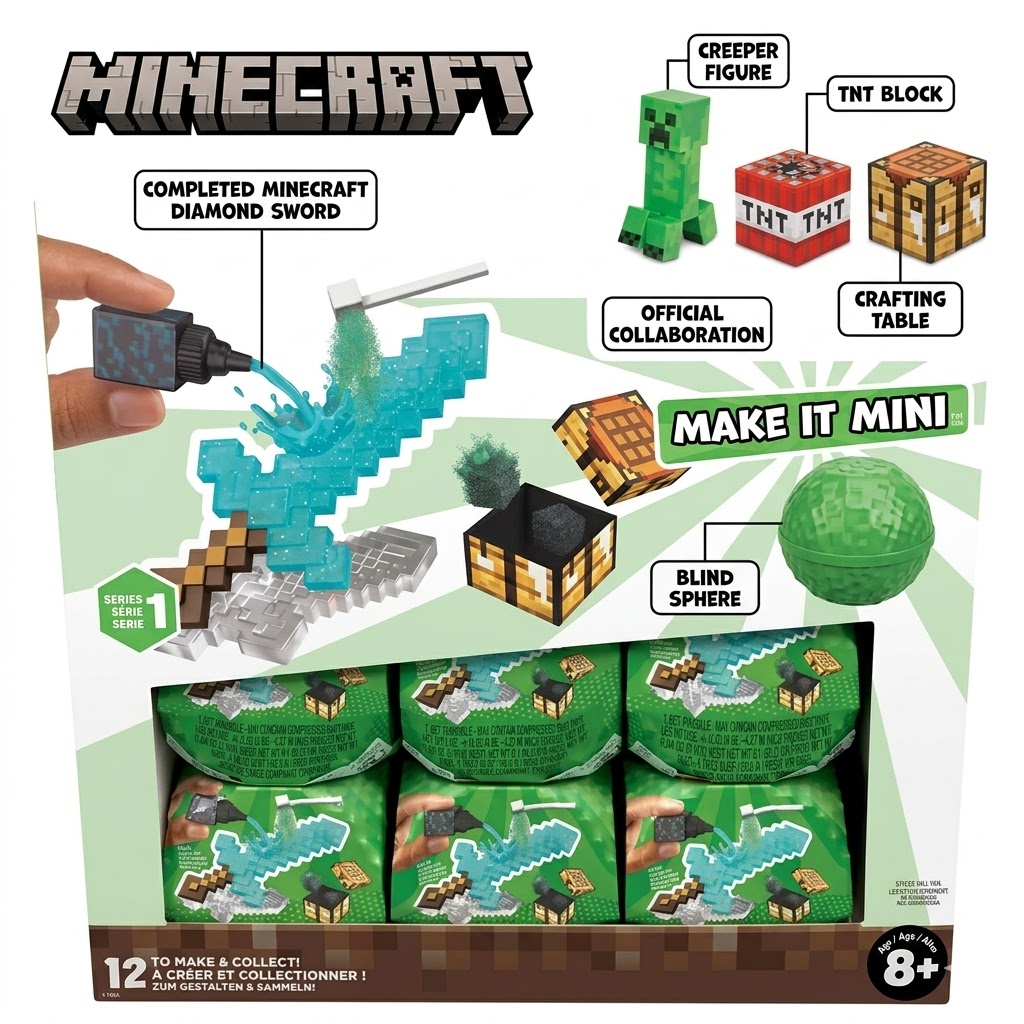 Original MGA Miniverse Minecra - Resin Crafting Minecraft ulasan dan harga