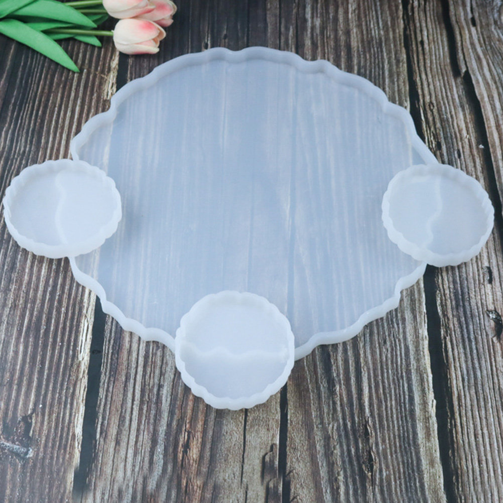 2Pcs Crystal Resin Silicone Tr - Silicone Mold Tray ulasan dan harga