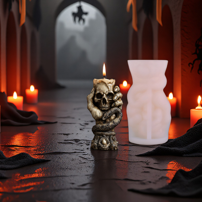 Halloween Skull Aroma Candle S - Resin Craft Workshop ulasan dan harga