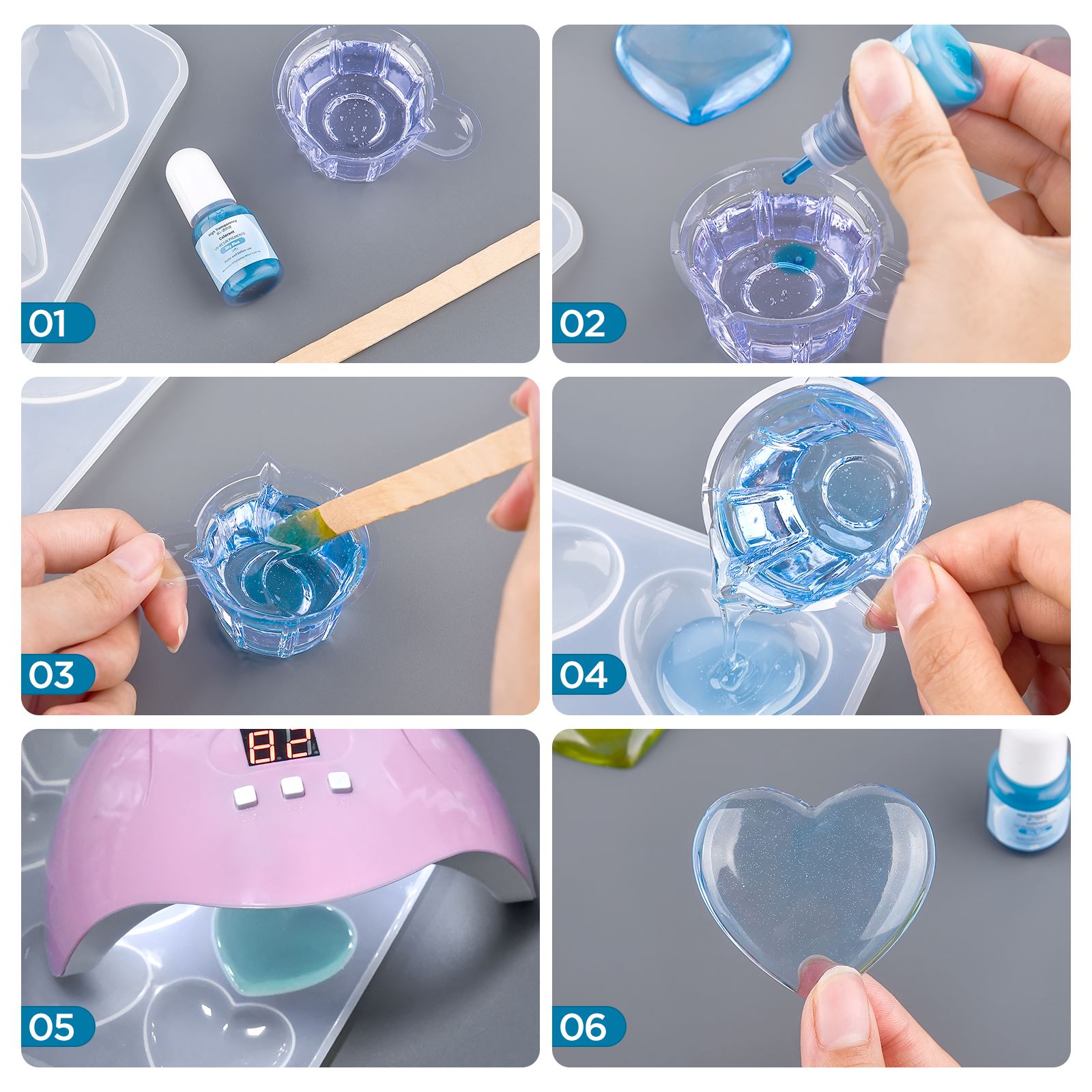 24Colors 5ml Epoxy Resin Pigme - Epoxy Uv Resin Kit ulasan dan harga