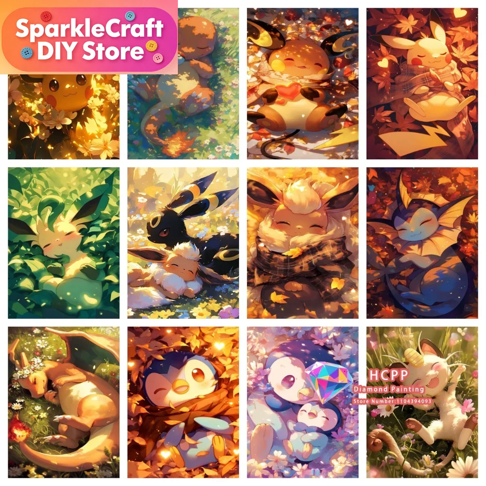 1pc frameless Cartoon Pokemon  - Resin Craft Kit ulasan dan harga