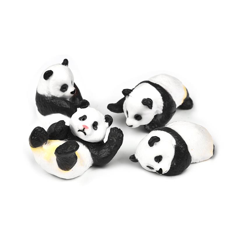 4pcs/Set Cute Panda Moss Micro - Terrarium Moss Art ulasan dan harga